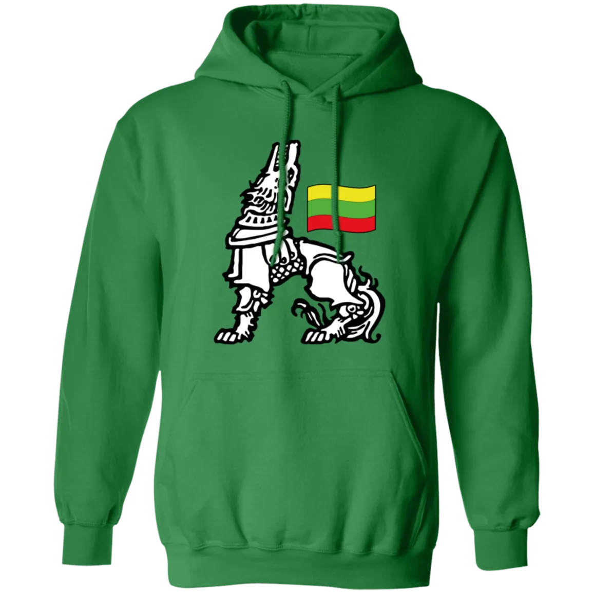 Iron Wolf Lietuva - Men/Women Unisex Comfort Pullover Hoodie