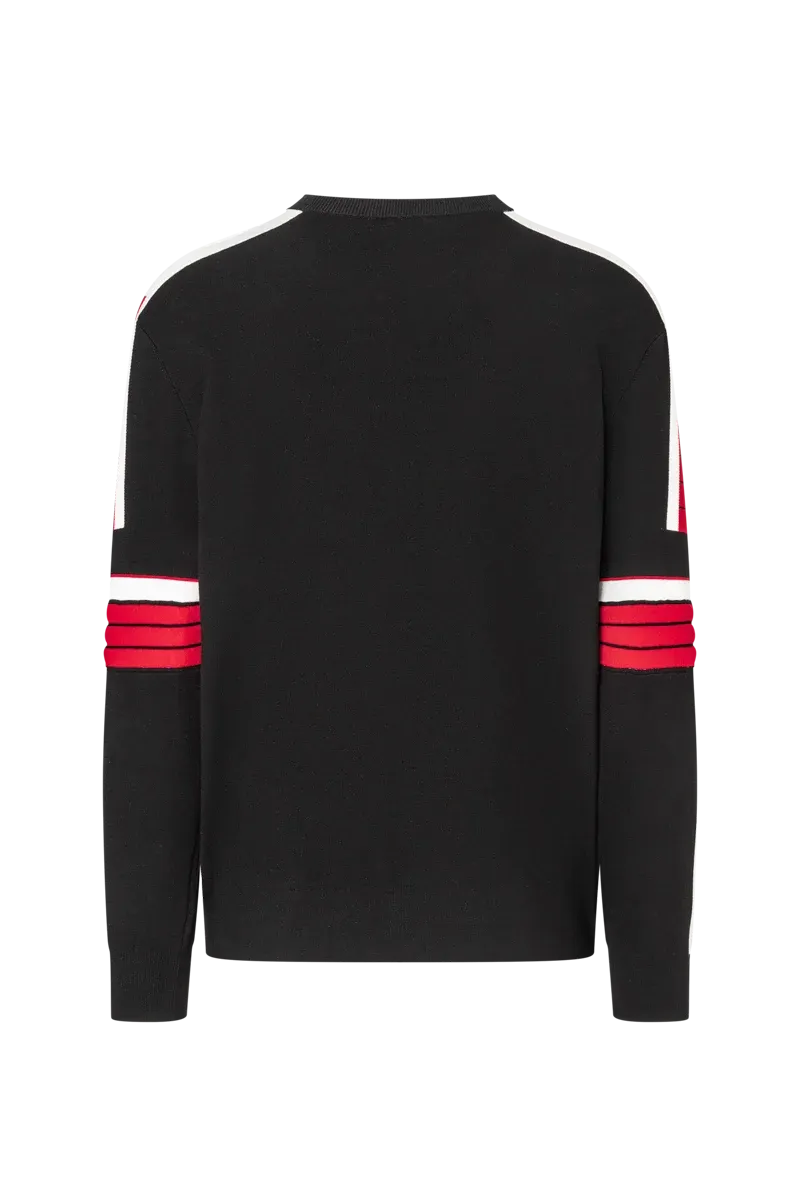 Janik Racing Knit Pullover Ski Sweater