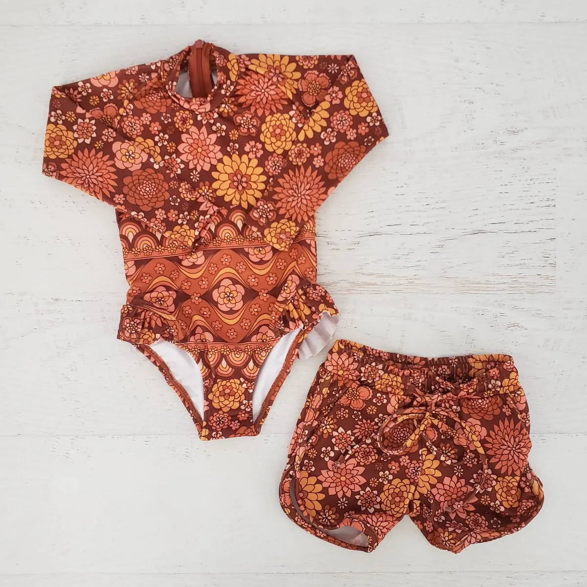 Jett Swim Trunks - In Bloom Tuscan