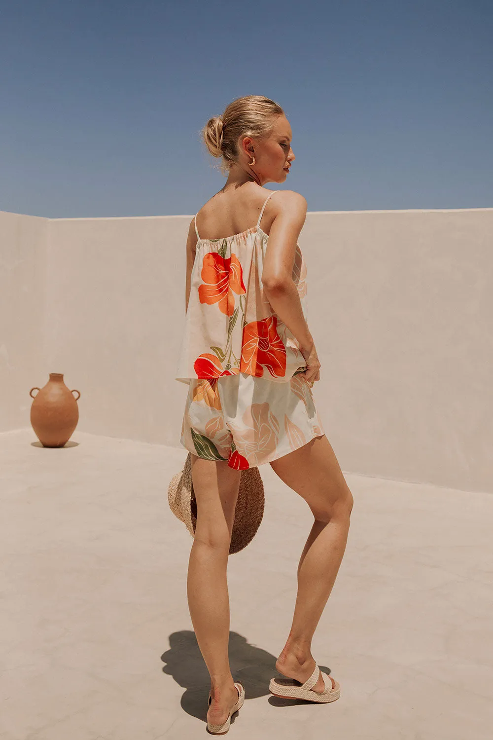 Jetta Shorts - Petal Scarf