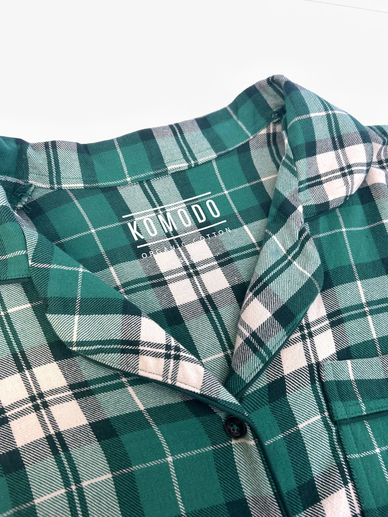 Jim Jam Men's Organic Cotton Pyjama Set | Green