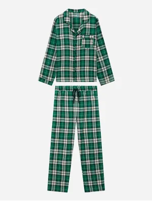 Jim Jam Men's Organic Cotton Pyjama Set | Green