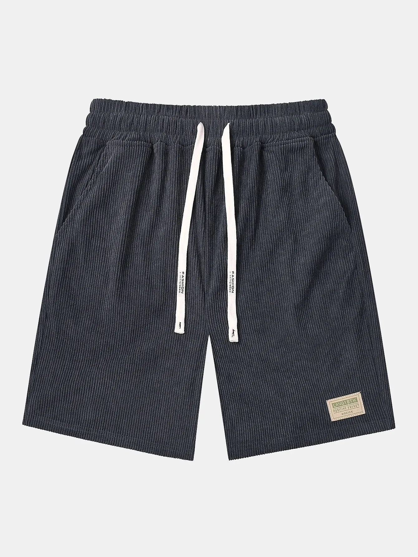 José® | Corduroy Drawstring Shorts With Letter Label