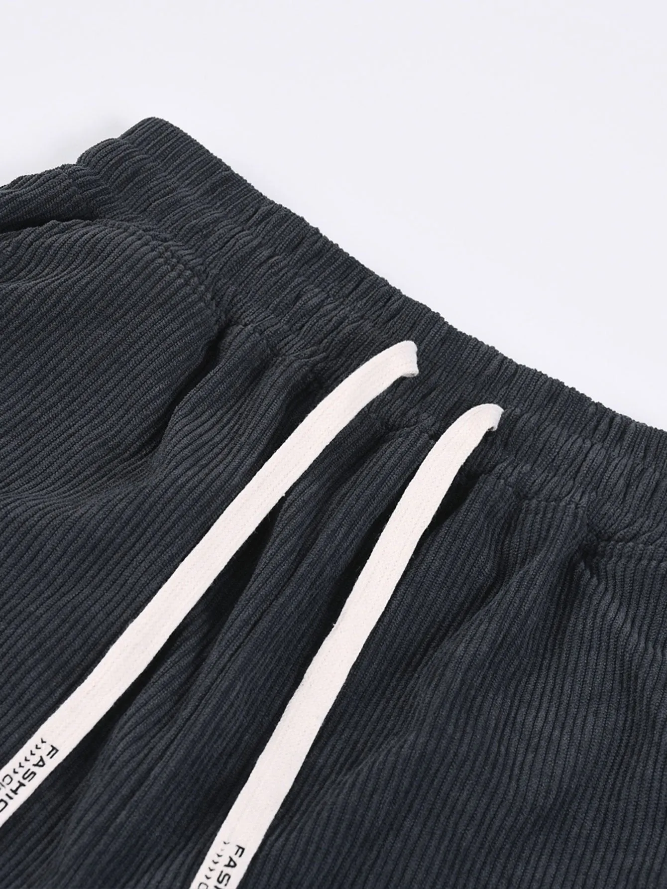 José® | Corduroy Drawstring Shorts With Letter Label