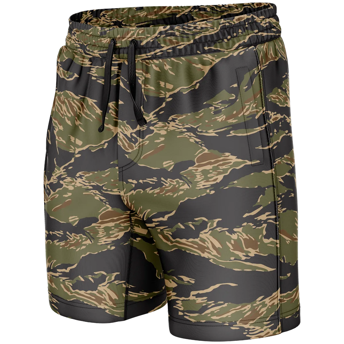 Jungle Tiger Camo Swim Trunks
