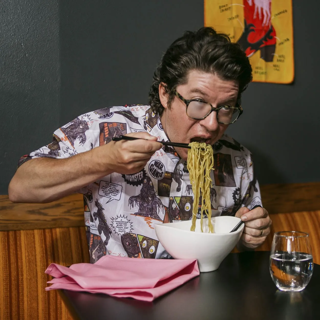 Justin Warner "Atomic Ramen" – KUNUFLEX Short Sleeve Shirt