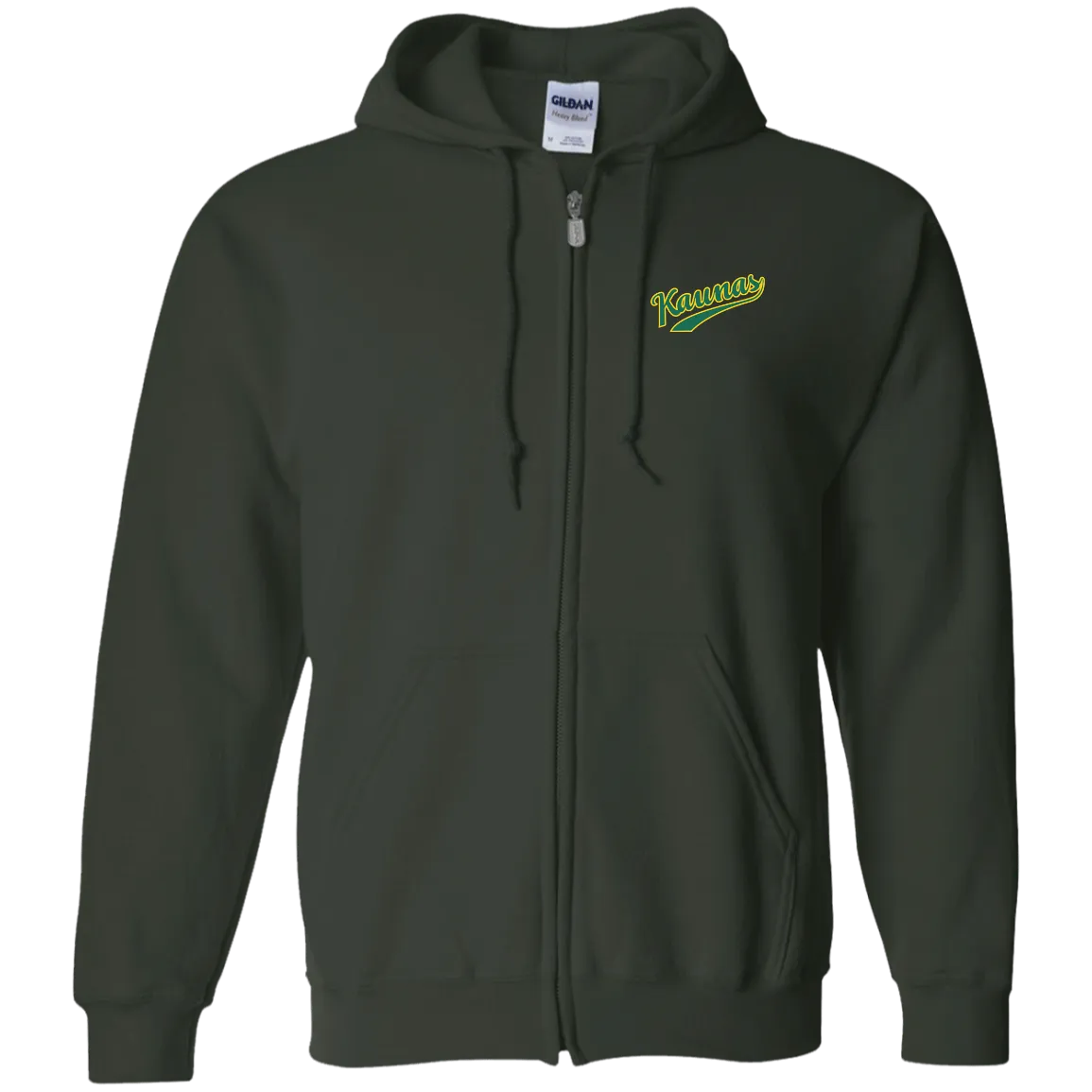 Kaunas - Men/Women Unisex Comfort Full-Zip Hoodie