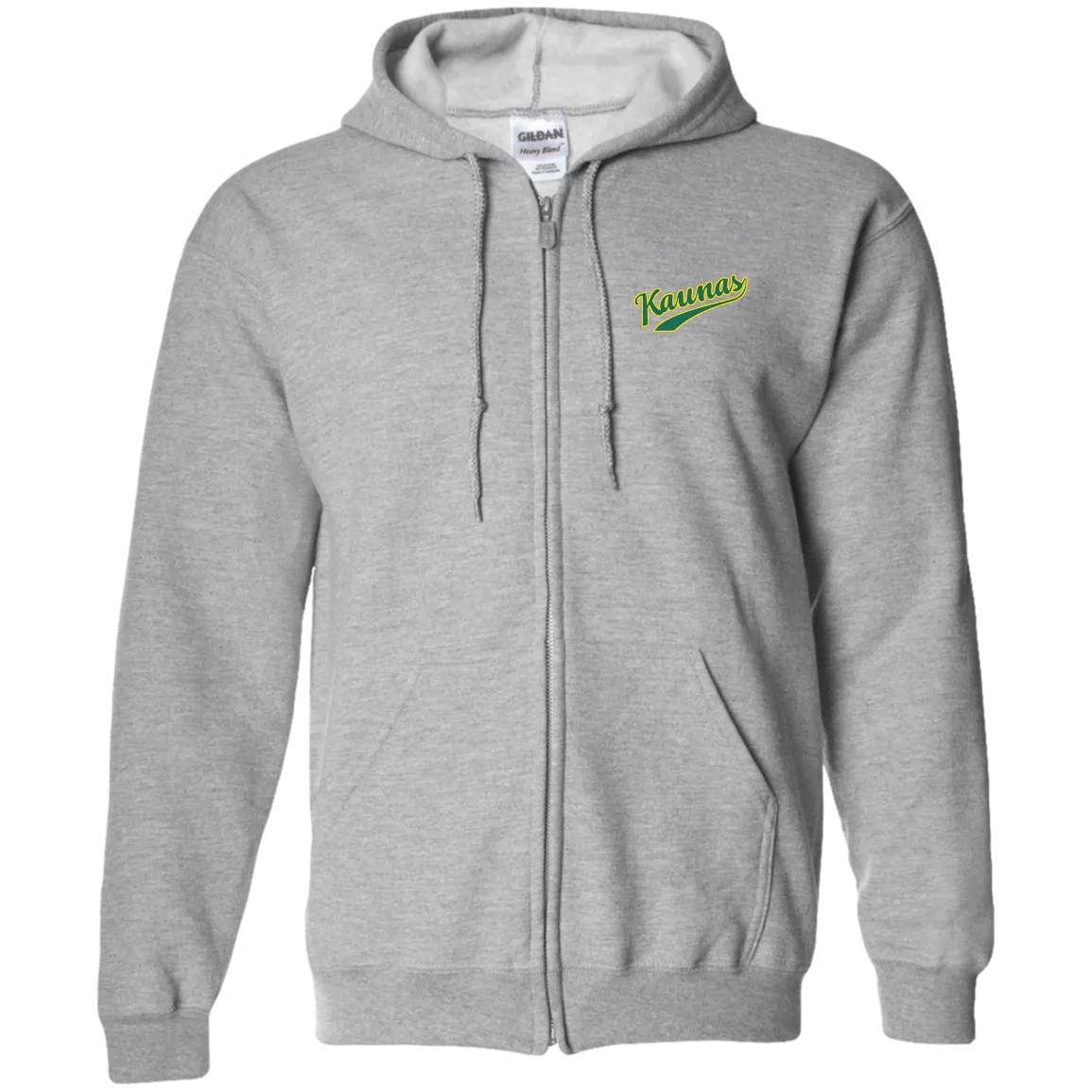 Kaunas - Men/Women Unisex Comfort Full-Zip Hoodie
