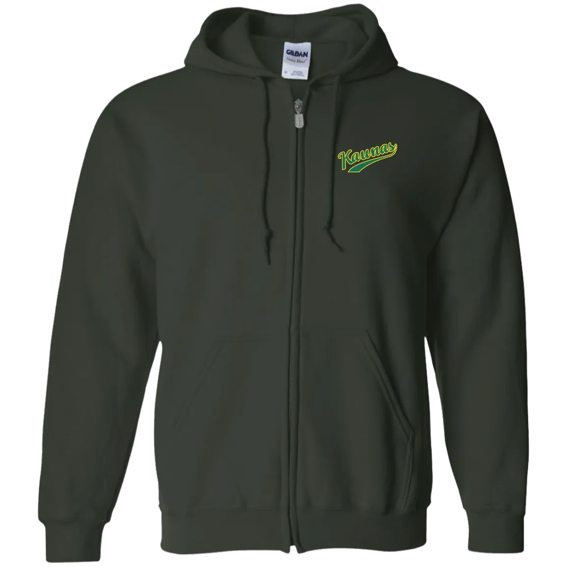 Kaunas - Men/Women Unisex Comfort Full-Zip Hoodie