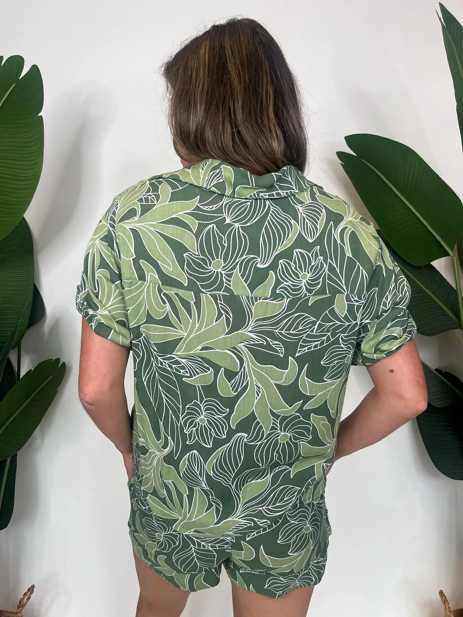Khush Mar Shorts Tropical Green