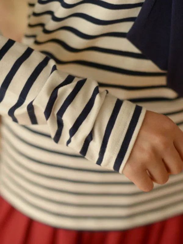 lady sailor striped top