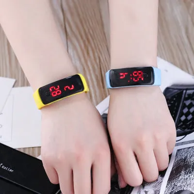 LED Wrist Watches Women Mens Reloj Hombre Montre Femme Clock erkek kol saati simple watches for men kids running Bracelet clock