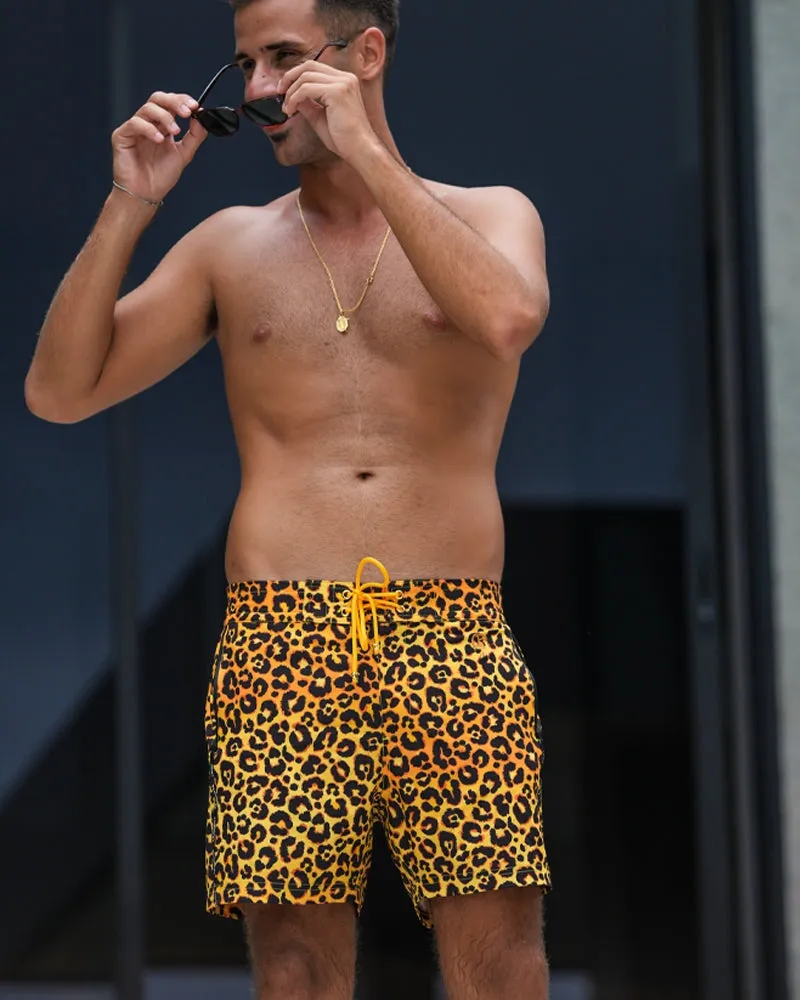 Leopard Print Gold - 5"
