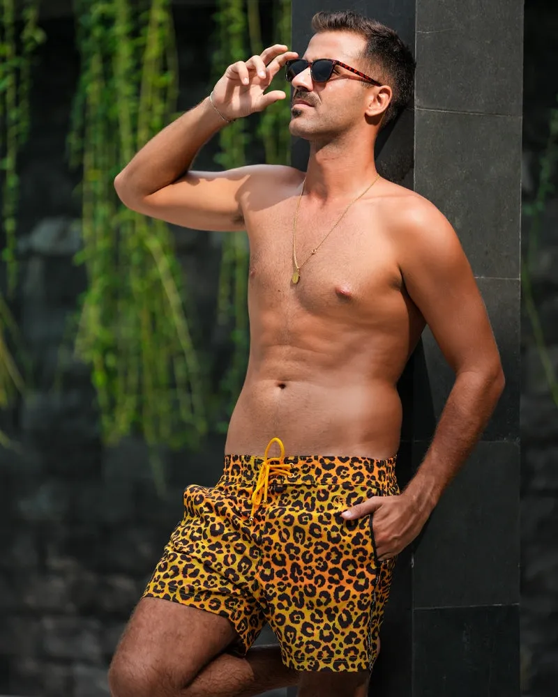 Leopard Print Gold - 5"