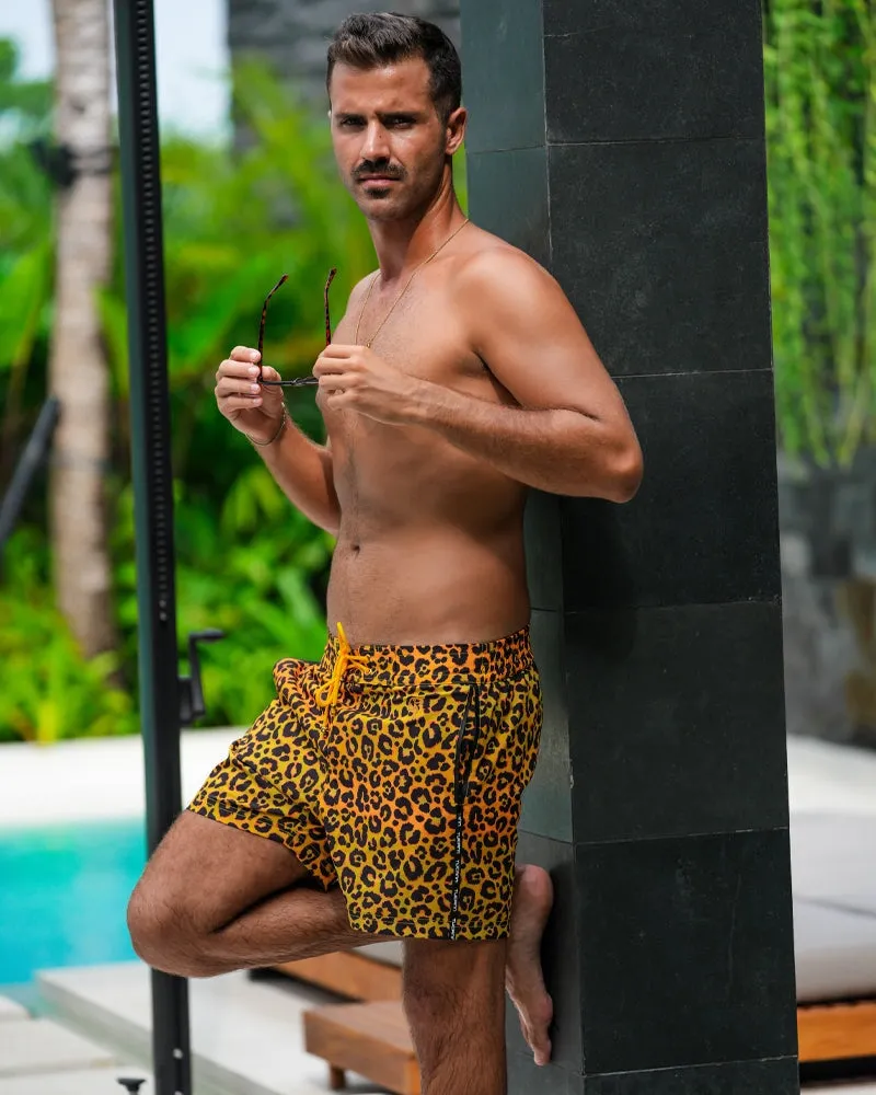 Leopard Print Gold - 5"