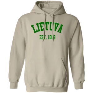 Lietuva Est. 1009 - Men/Women Unisex Comfort Pullover Hoodie