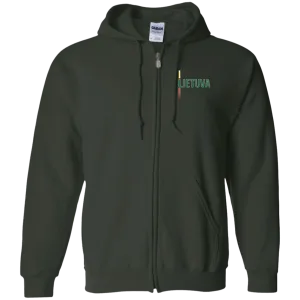 Lietuva III - Men/Women Unisex Comfort Full-Zip Hoodie