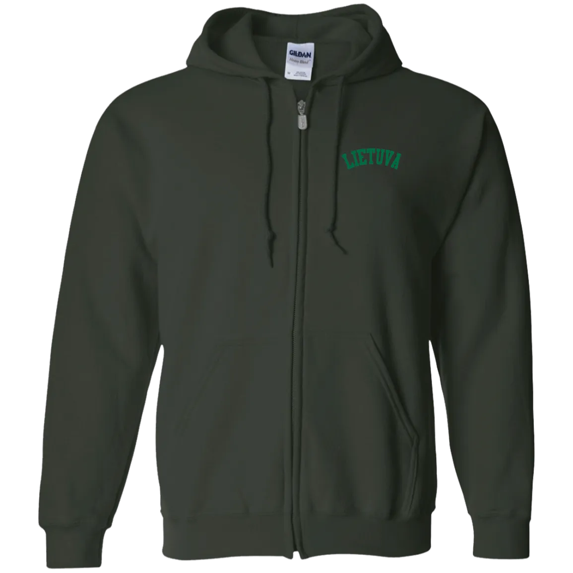Lietuva - Men/Women Unisex Comfort Full-Zip Hoodie