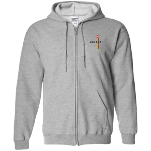 Lietuva Vytis - Men/Women Unisex Comfort Full-Zip Hoodie