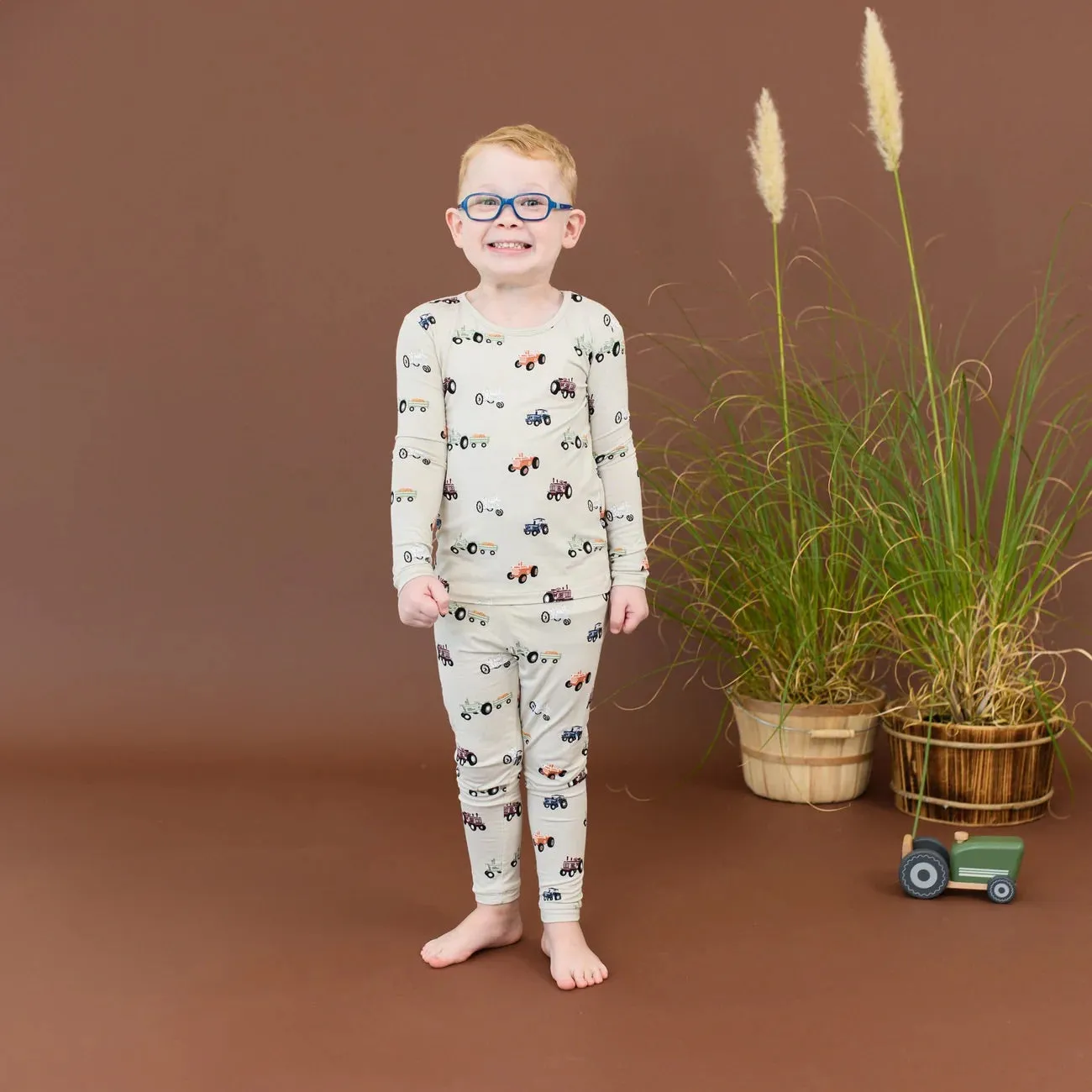 Long Sleeve Pajamas I Tractor