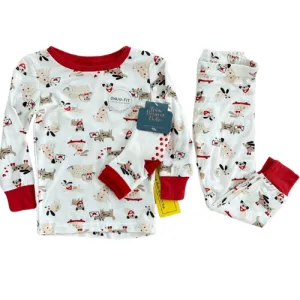 Love Letter Dogs Bamboo Pajama Set with Socks