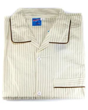Maheen's Creation Nightdress For Men - Striped Design Nightwear