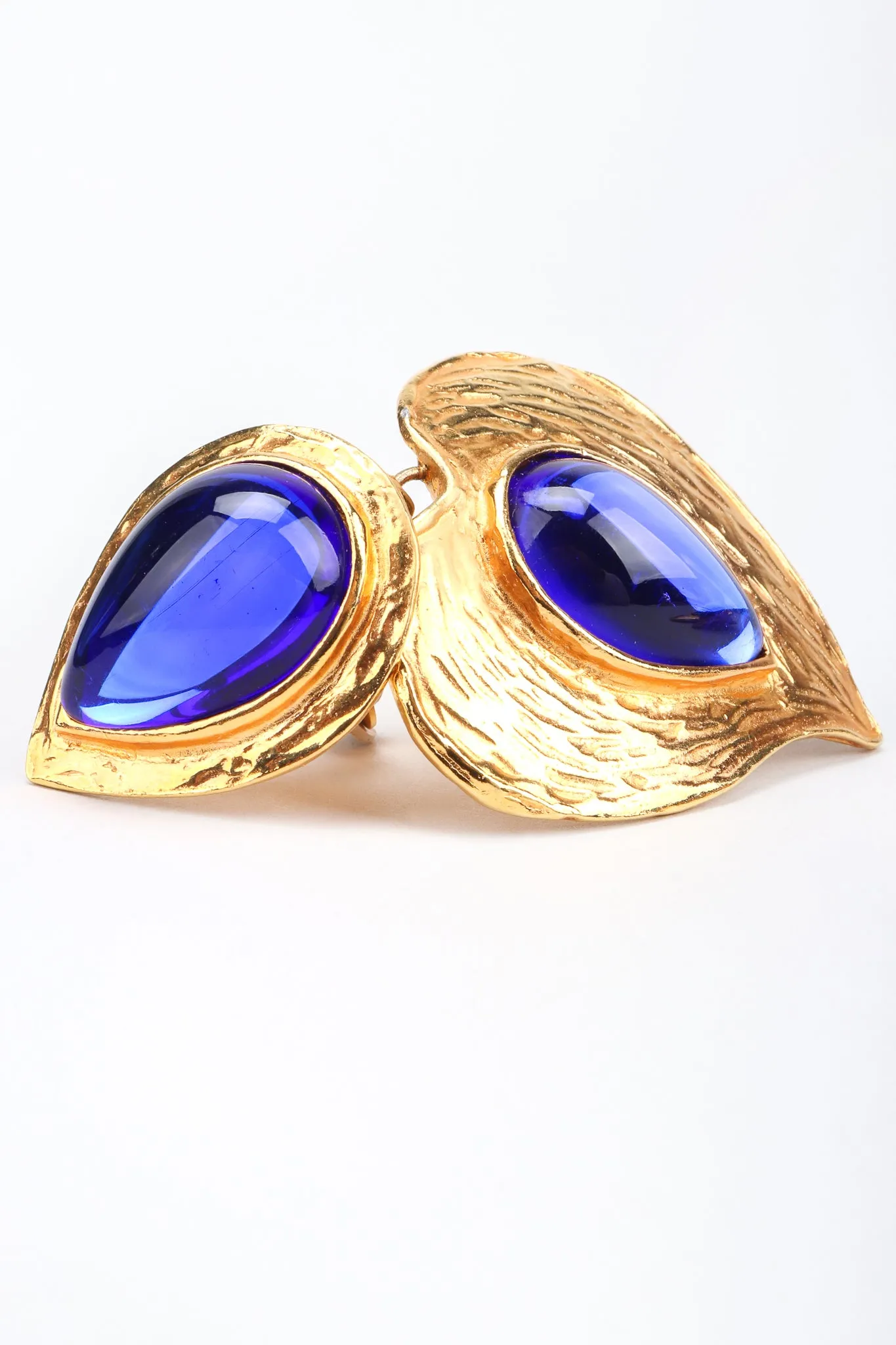 Majorelle Leaf Drop Earrings