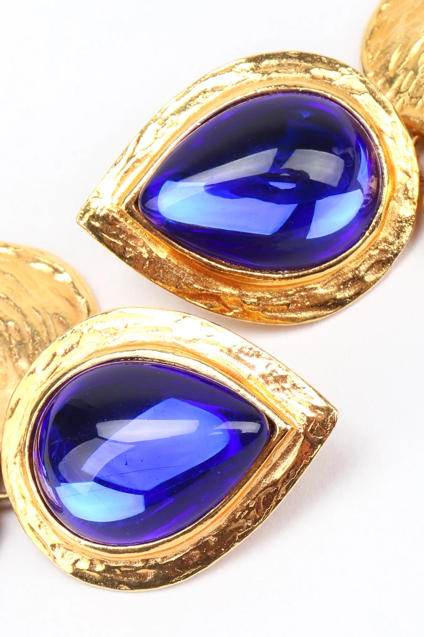 Majorelle Leaf Drop Earrings