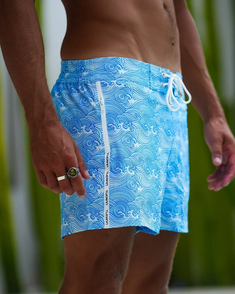 Make Waves Blue V2 - 3"
