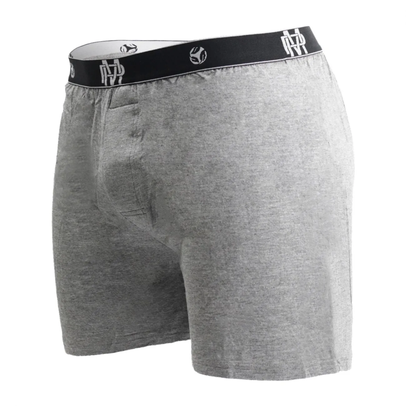 Male Power 160-253 Bamboo Boxer Short Gray