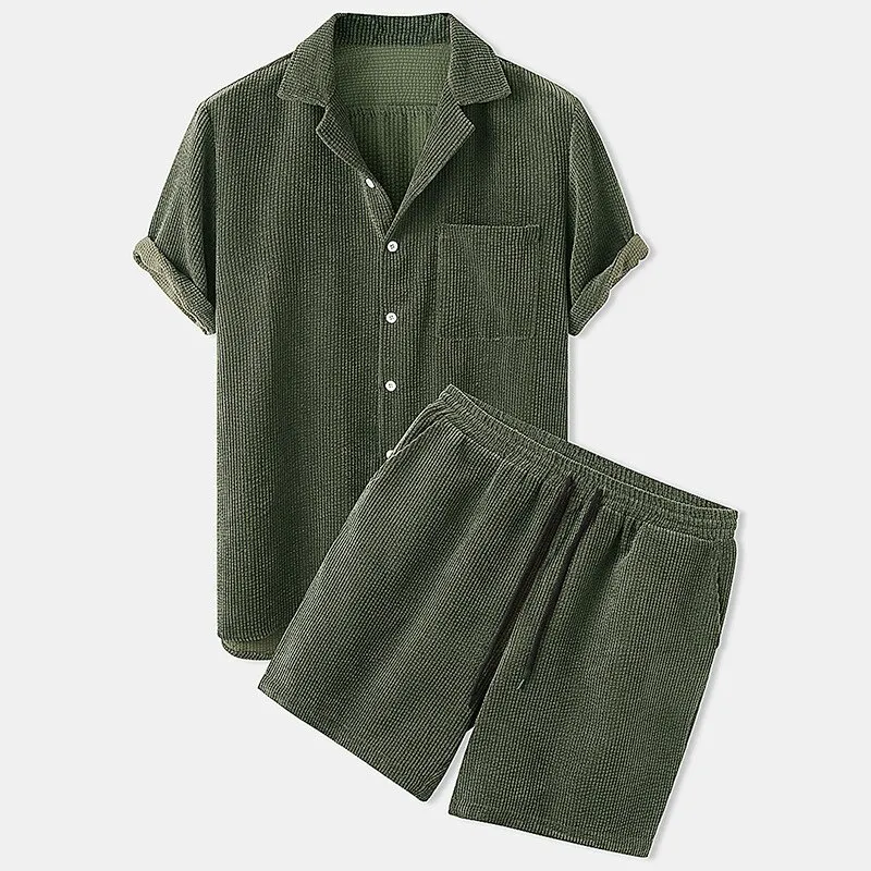 Marco - Men's Corduroy Short Set
