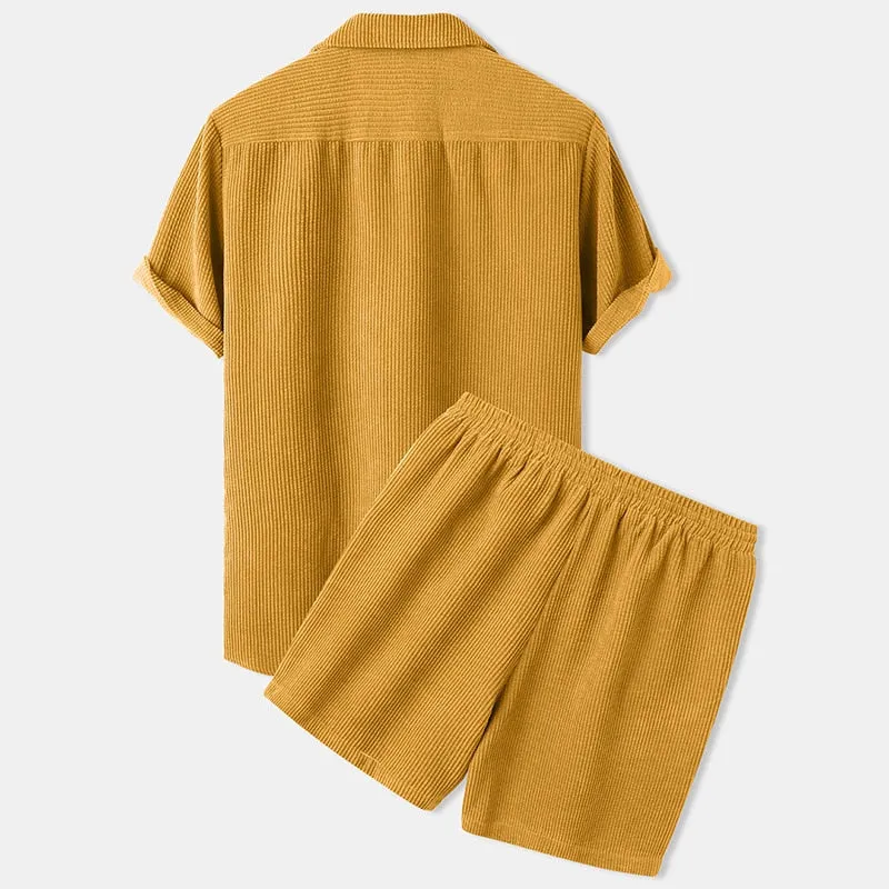 Marco - Men's Corduroy Short Set