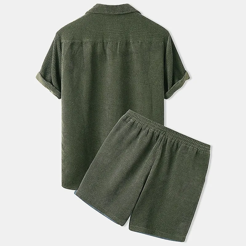 Marco - Men's Corduroy Short Set