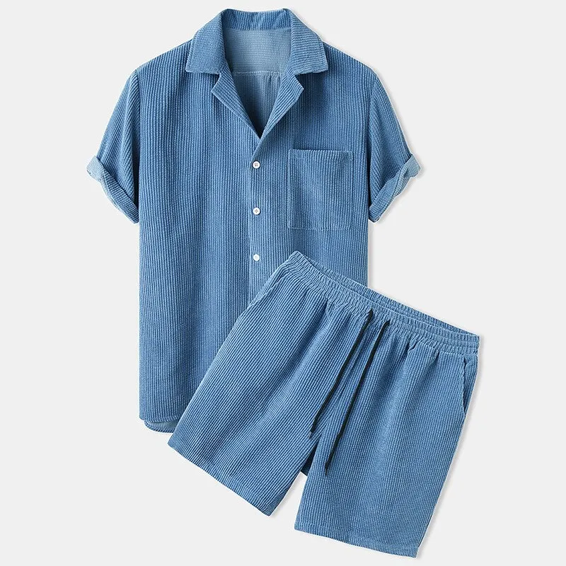 Marco - Men's Corduroy Short Set
