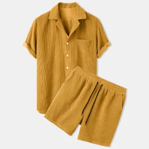 Marco - Men's Corduroy Short Set