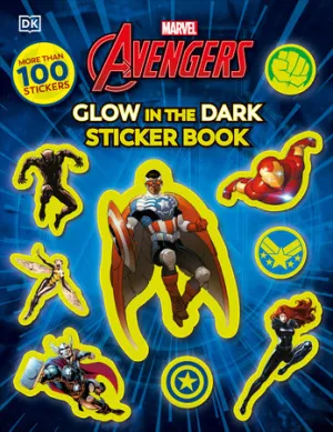 Marvel Avengers Glow in the Dark Sticker Book March 5th 2024