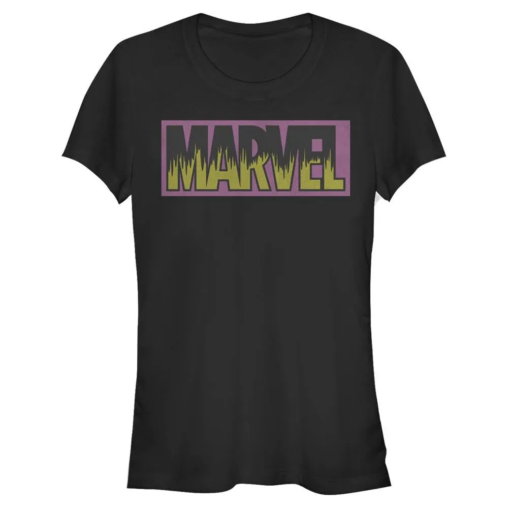 Marvel - Neon Logo - Girlshirt