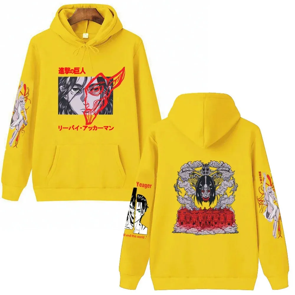 Maxton – Attack On Titan Yeager Men's Hoodie