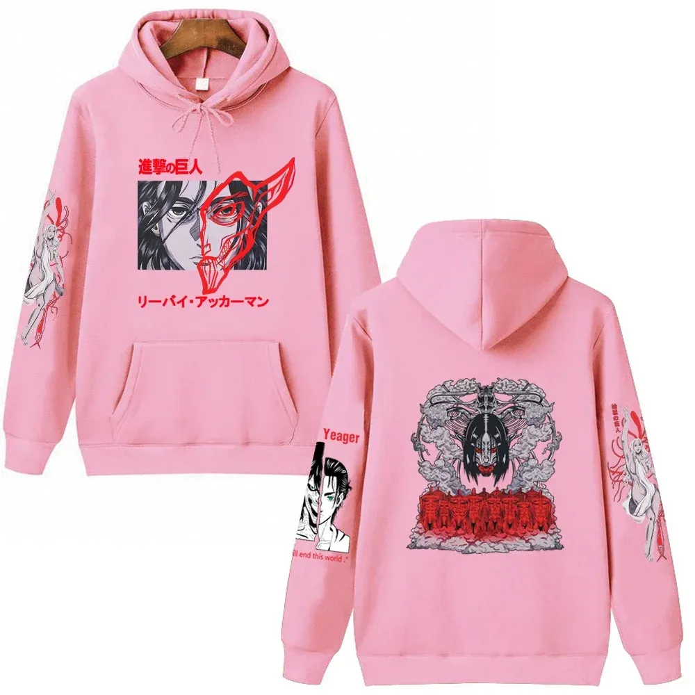 Maxton – Attack On Titan Yeager Men's Hoodie