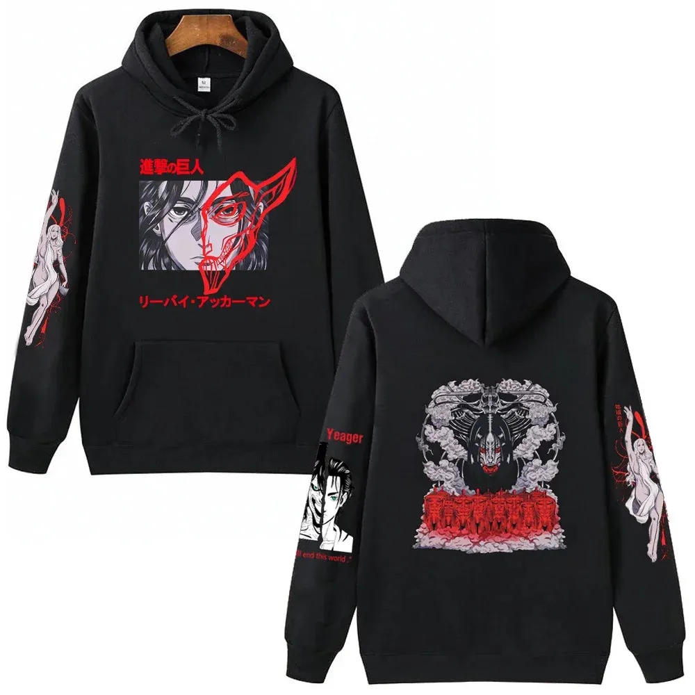 Maxton – Attack On Titan Yeager Men's Hoodie