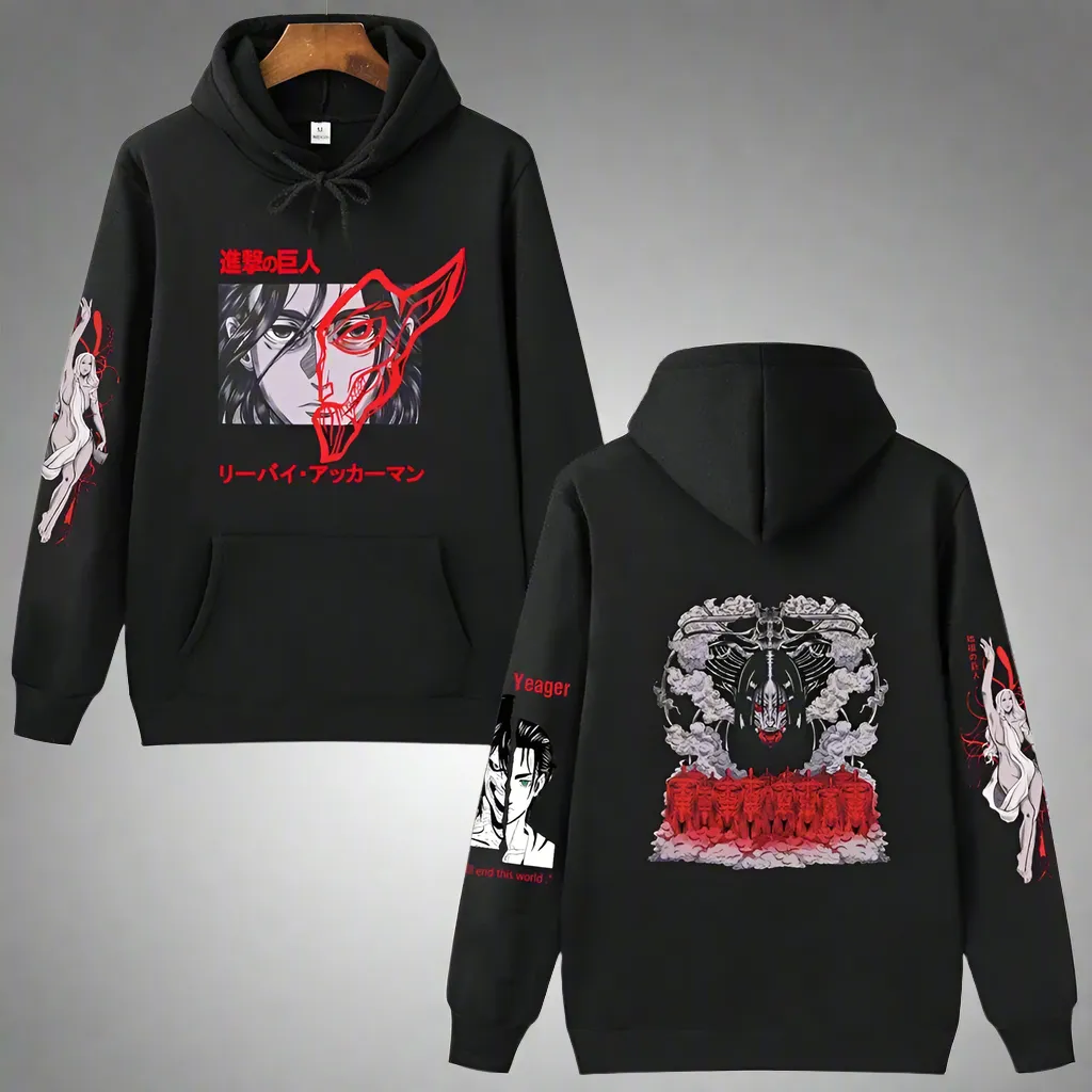 Maxton – Attack On Titan Yeager Men's Hoodie