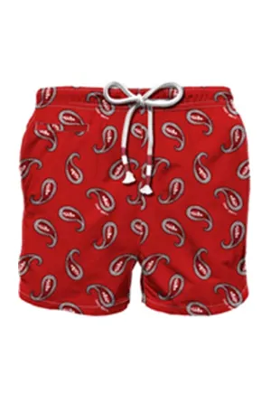 MC2 SAINT BARTH Men Swim Shorts Caprese Love Paisley Print