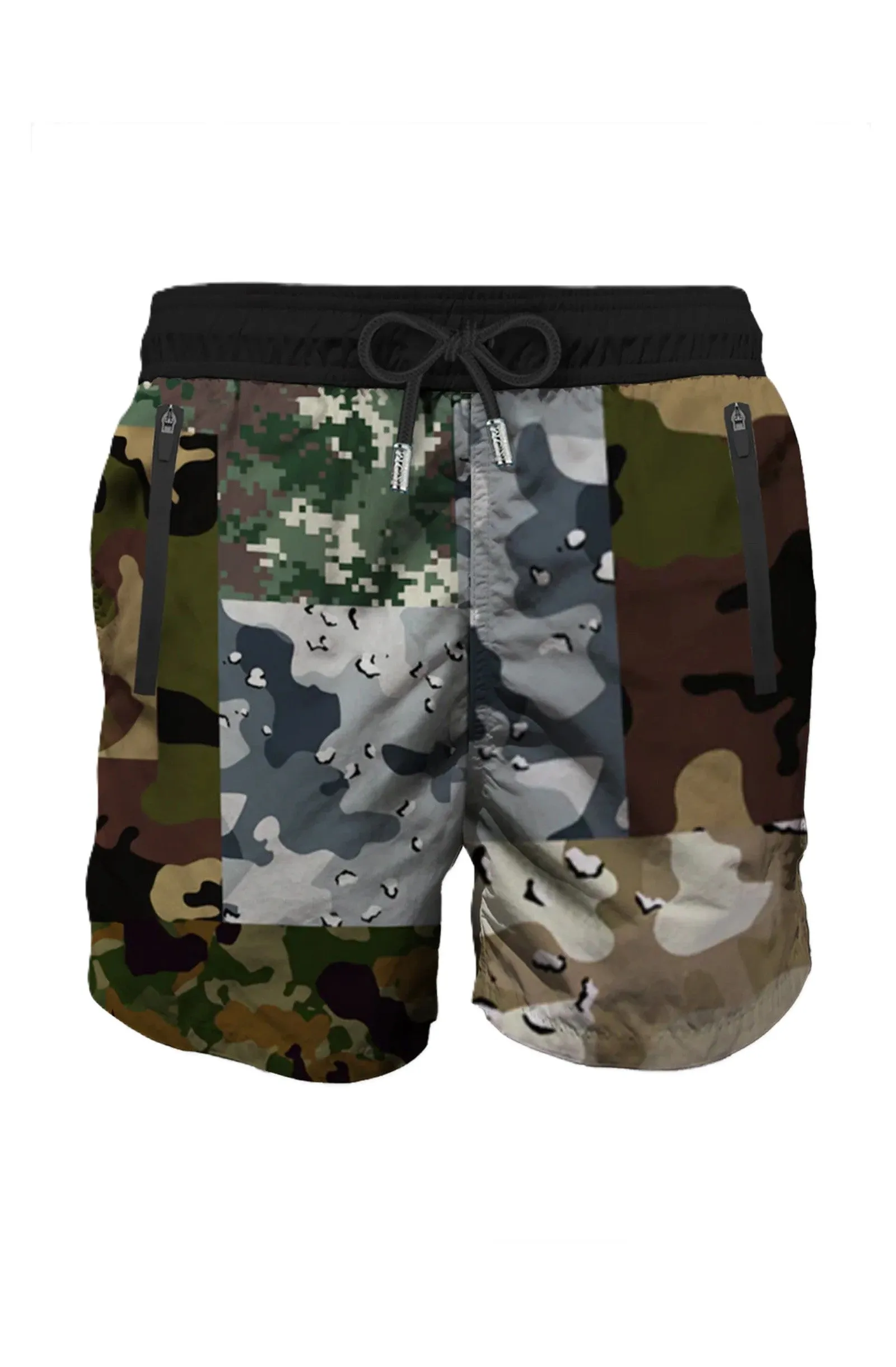MC2 SAINT BARTH Men Swim Shorts Gustavia Camo Patch