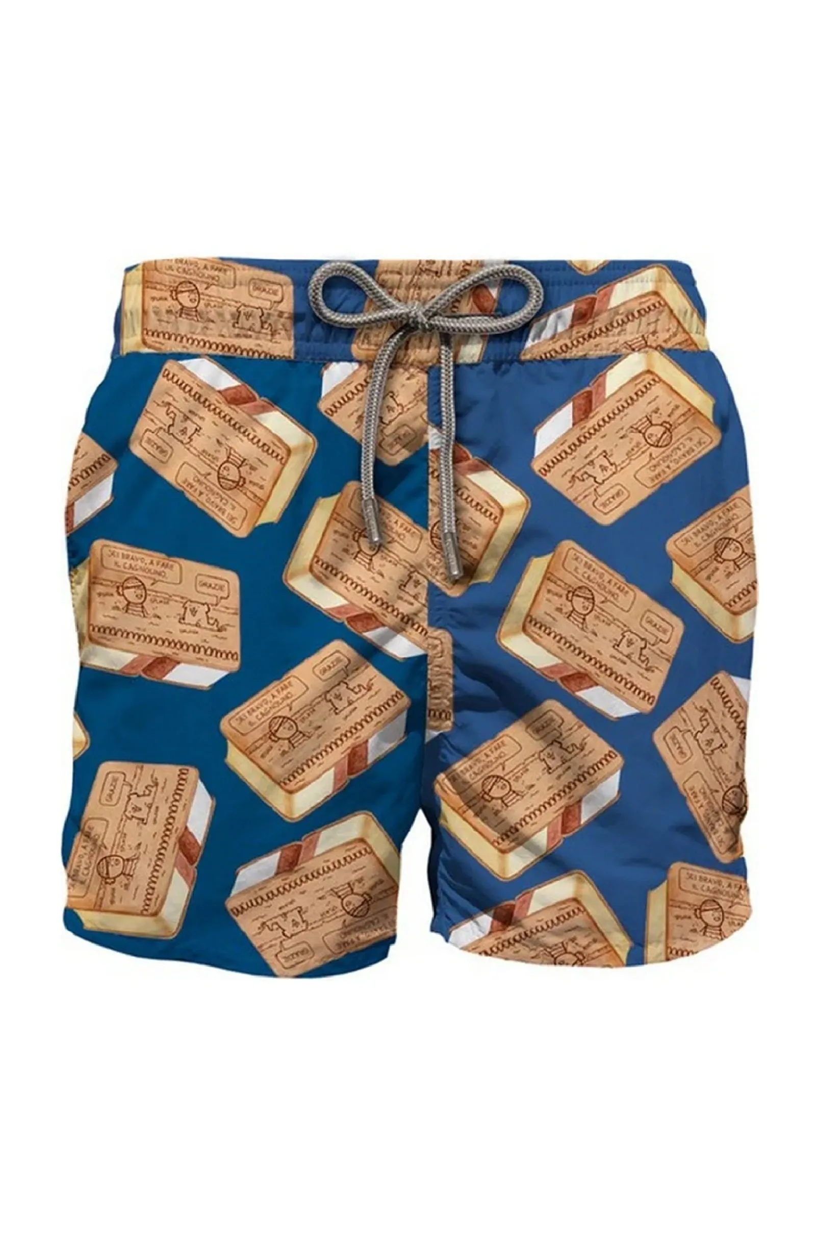 MC2 SAINT BARTH Men Swim Shorts Gustavia Cucciolo Jokes
