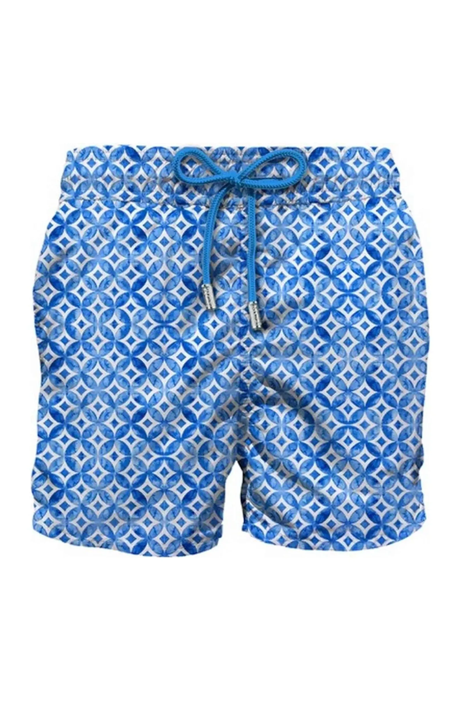 MC2 SAINT BARTH Men Swim Shorts Gustavia Geo Mono Print