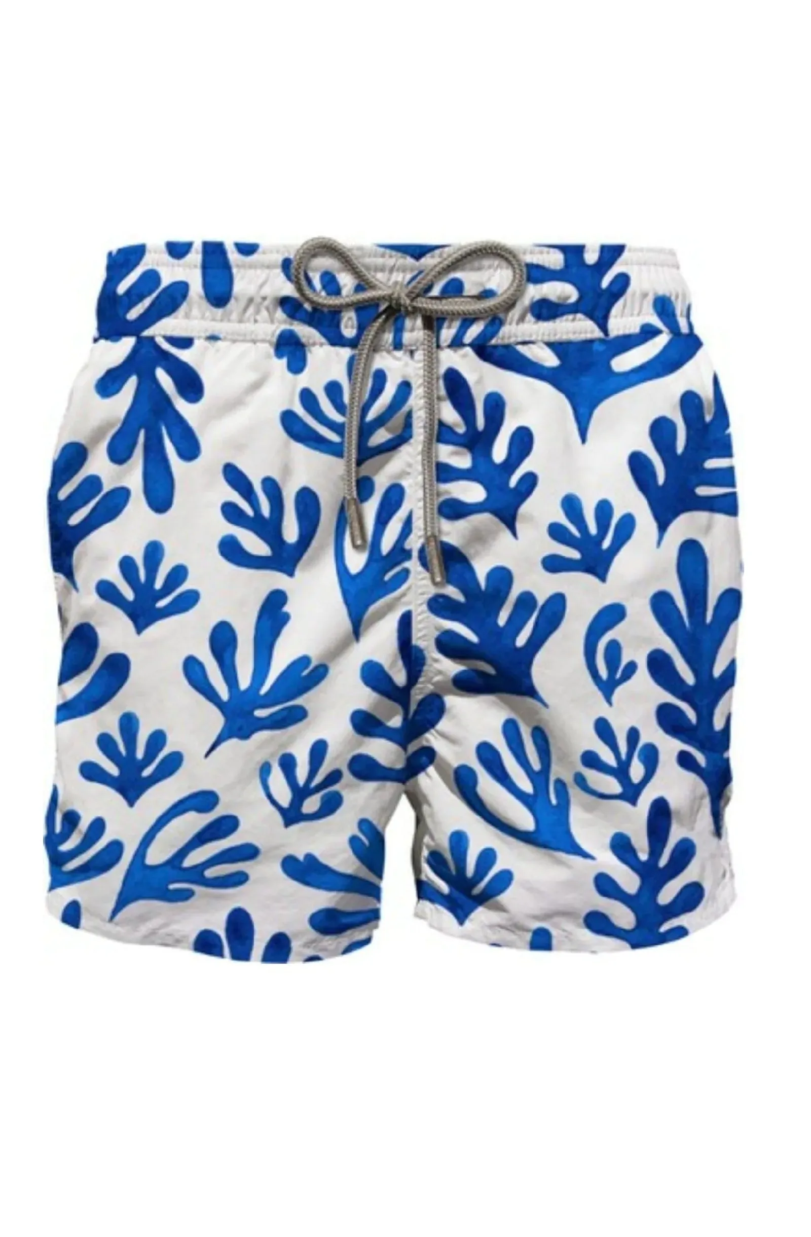 MC2 SAINT BARTH Men Swim Shorts Gustavia Painted Leaves