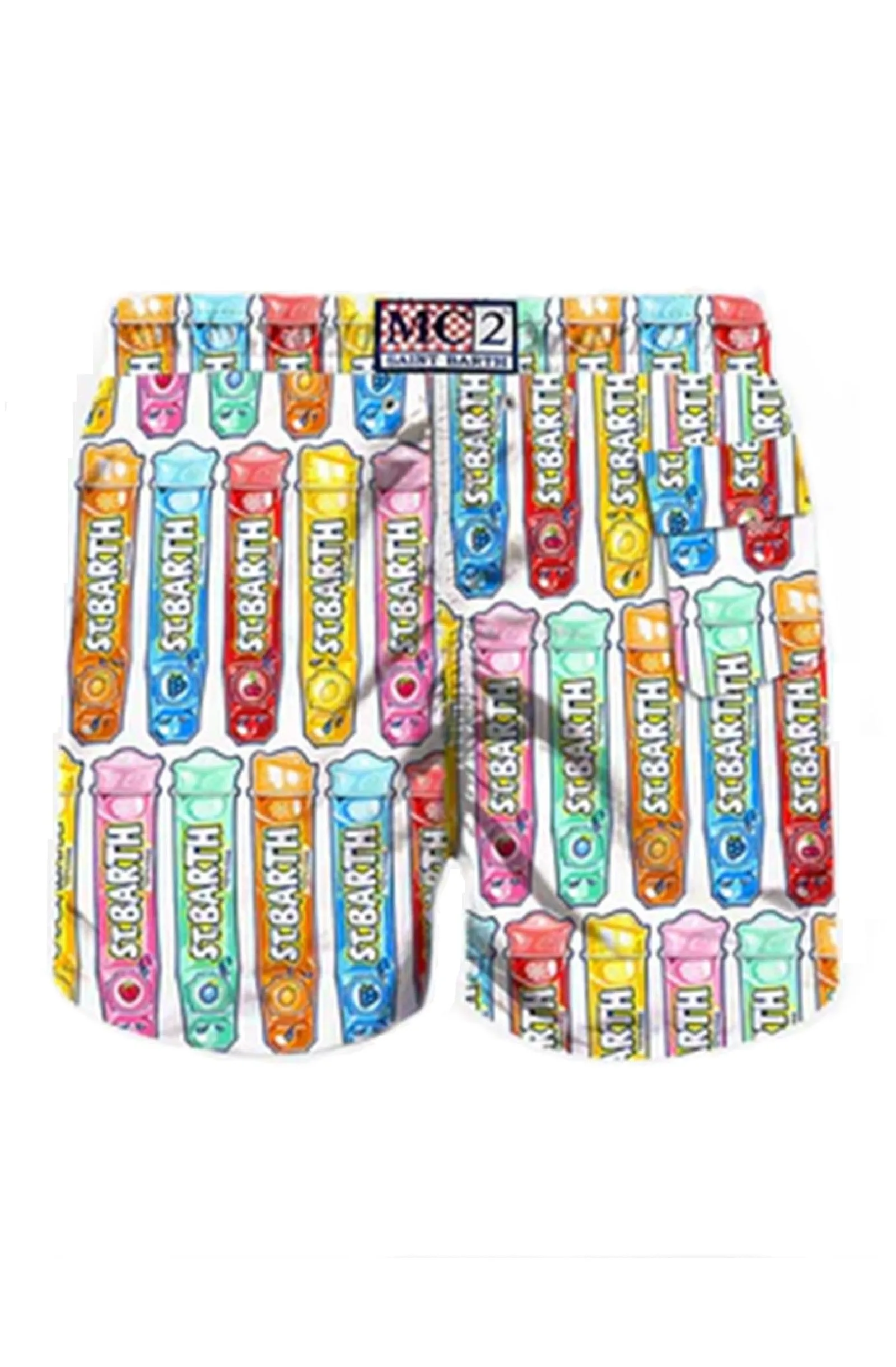 MC2 SAINT BARTH Men Swim Shorts Gustavia Popsicles Print