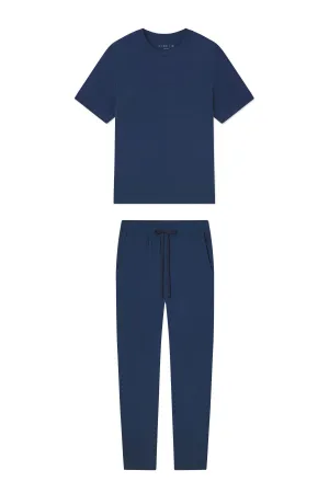 Men's Bamboo Lounge Set in Navy