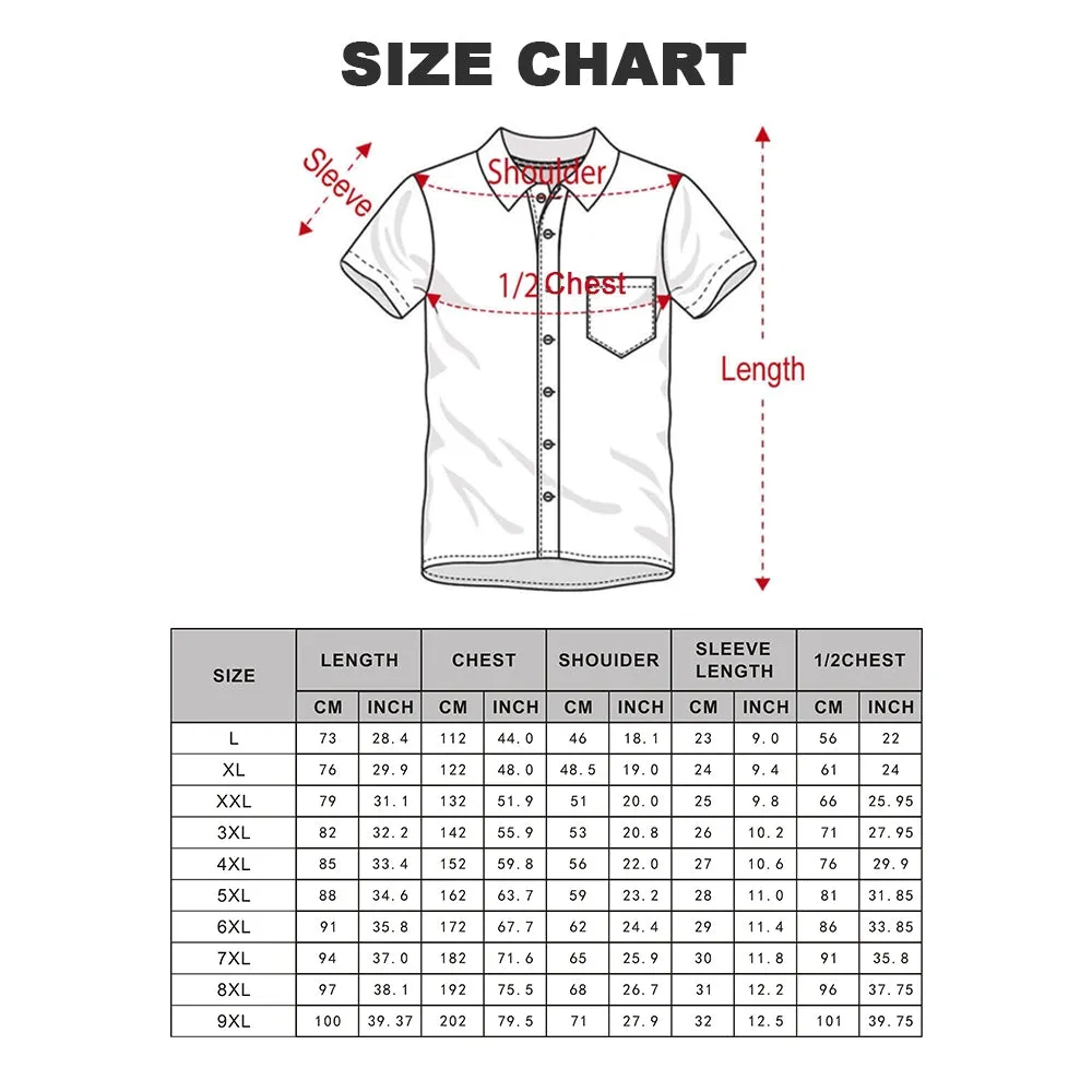 Men's casual with floral print pattern buttons shirts