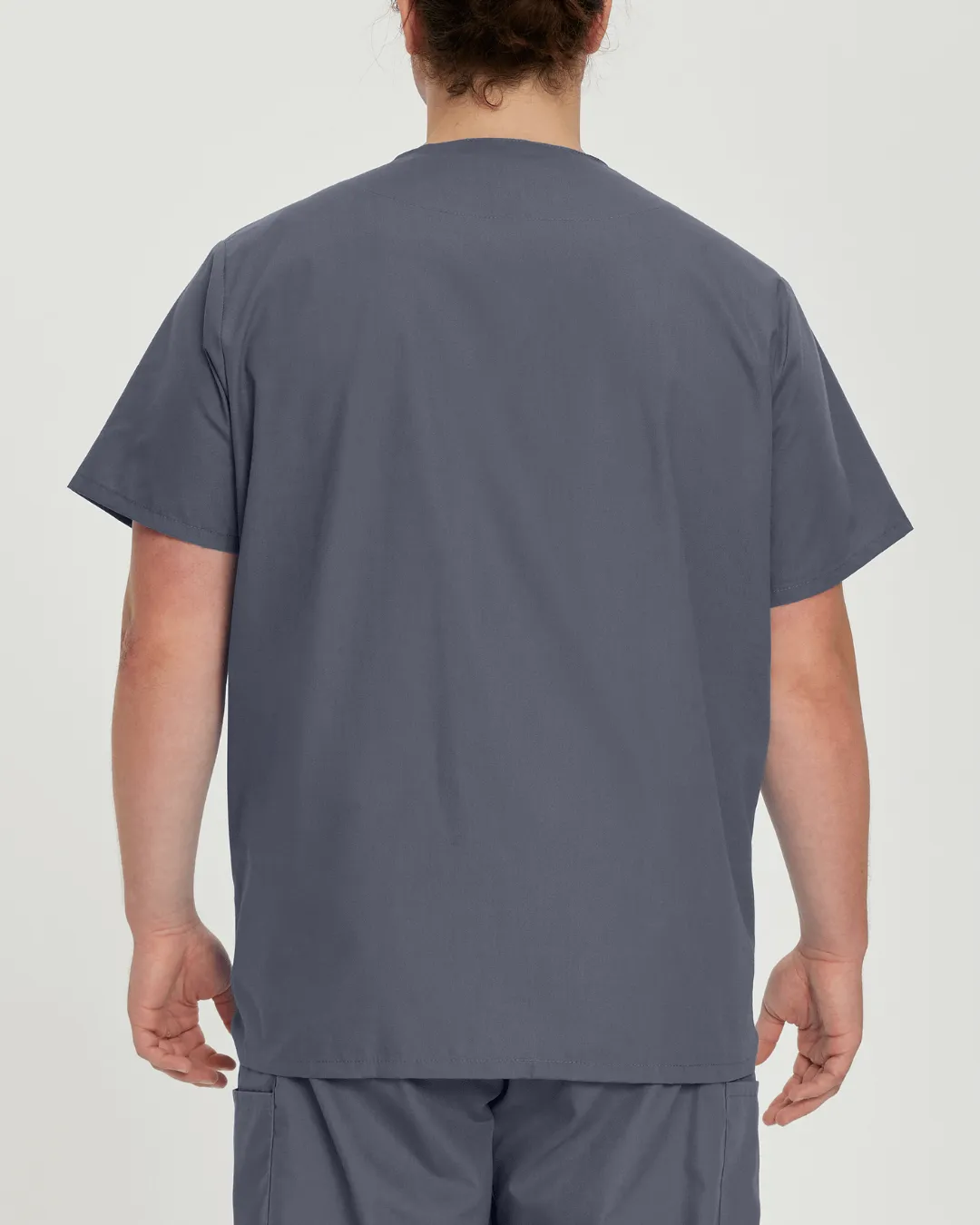 Men's Essentials Scrub Set - Steel Grey